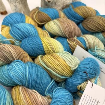 Sockenwolle 4-fach 100g - Sommertraum am Meer