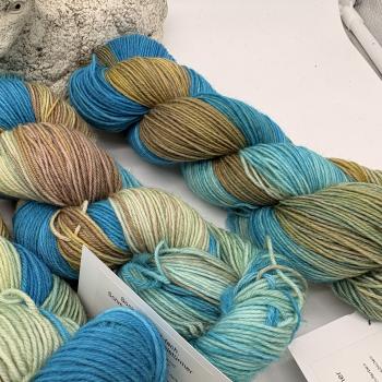 Sockenwolle 4-fach 100g - Sommertraum am Meer