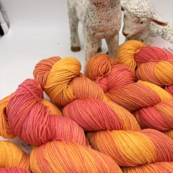 Sockenwolle 4-fach 100g - Tequila Sunrise