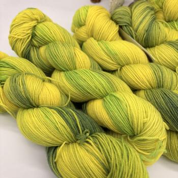 Preview: Sockenwolle 4-fach 100g - Lime Pop
