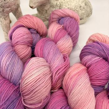 Preview: Sockenwolle 4-fach 100g - Pink Lady