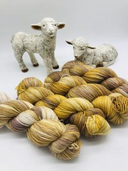 Merino-Tencel handgefärbt