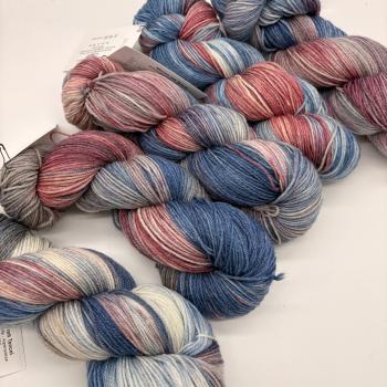 Merino-Tencel handgefärbt