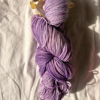 Sockenwolle handgefärbt