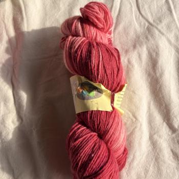 Sockenwolle handgefärbt