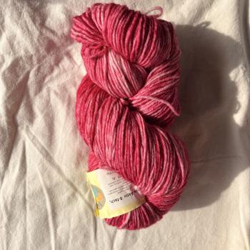 Sockenwolle handgefärbt