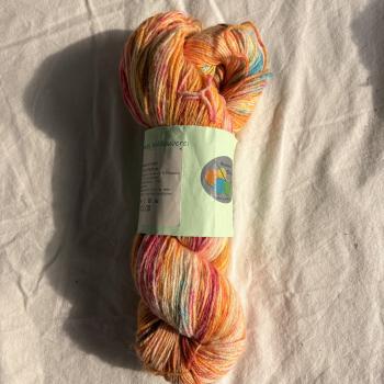 Merino-Tencel handgefärbt
