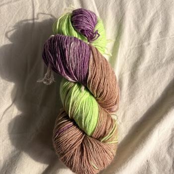 Merino-Tencel handgefärbt