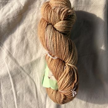 Merino 100 g handgefärbt - beige