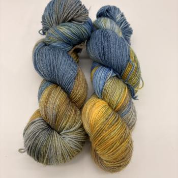 Merino-Tencel handgefärbt