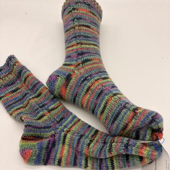 handgestrickte Socken