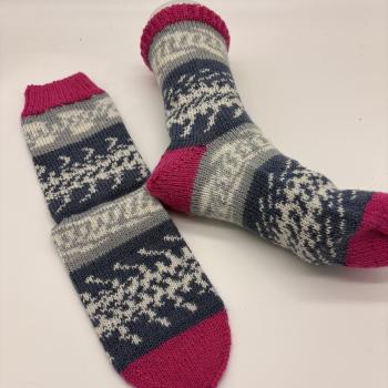 handgestrickte Socken