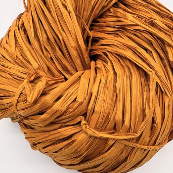 Preview: Papierbast orange-ocker