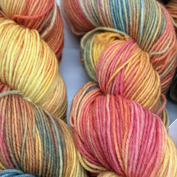 Sockenwolle 4-fach 100g - Blumenbeet