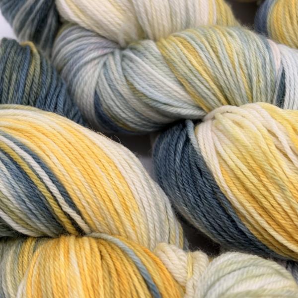 Sockenwolle Merino hightwist handgefärbt
