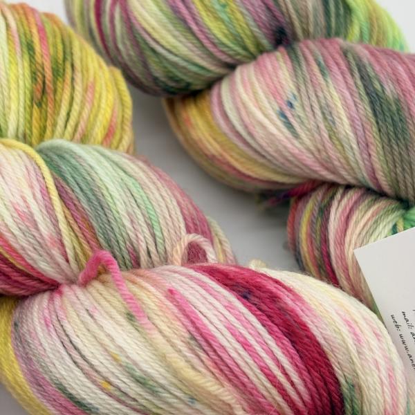 Sockenwolle Merino hightwist handgefärbt