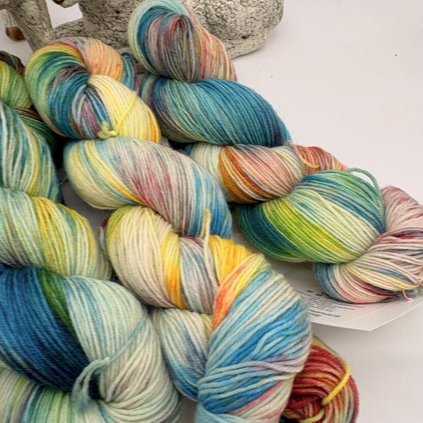 Sockenwolle 4-fach 100g - Konfetti