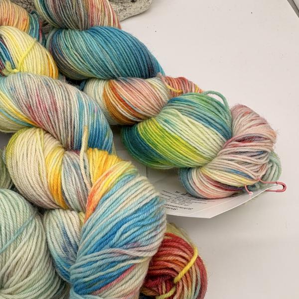 Sockenwolle 4-fach 100g - Konfetti