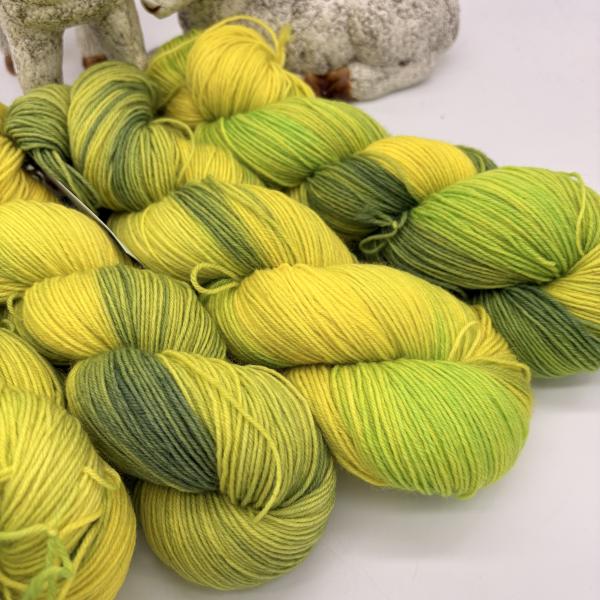 Sockenwolle 4-fach 100g - Lime Pop