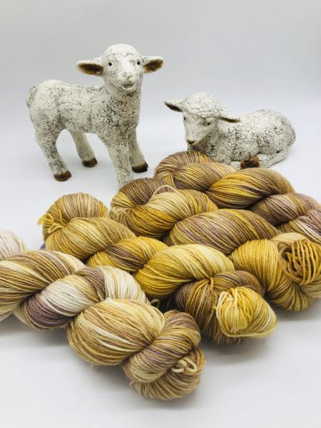 Merino-Tencel handgefärbt