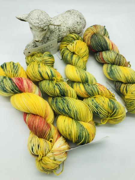 Aktiv Bamboo Superfine 400 - 100g - gelb-grün-rot