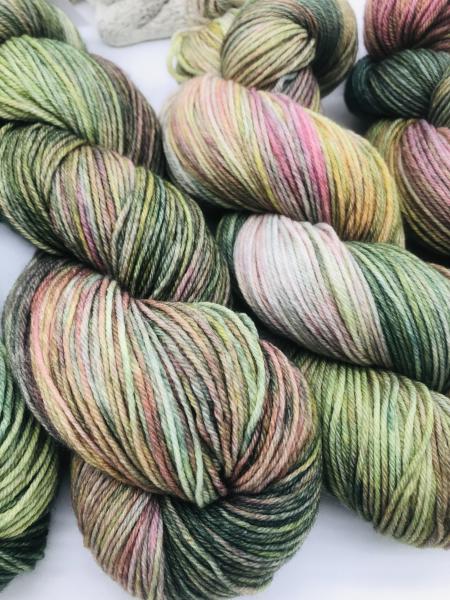 Sockenwolle Merino hightwist handgefärbt