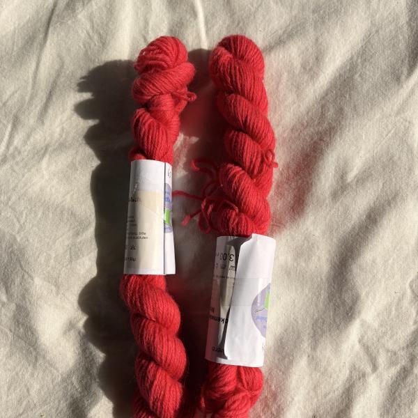 Sockenwolle handgefärbt