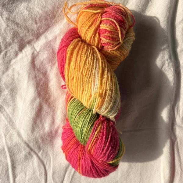 Sockenwolle handgefärbt