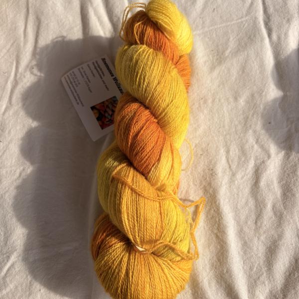 Sockenwolle handgefärbt