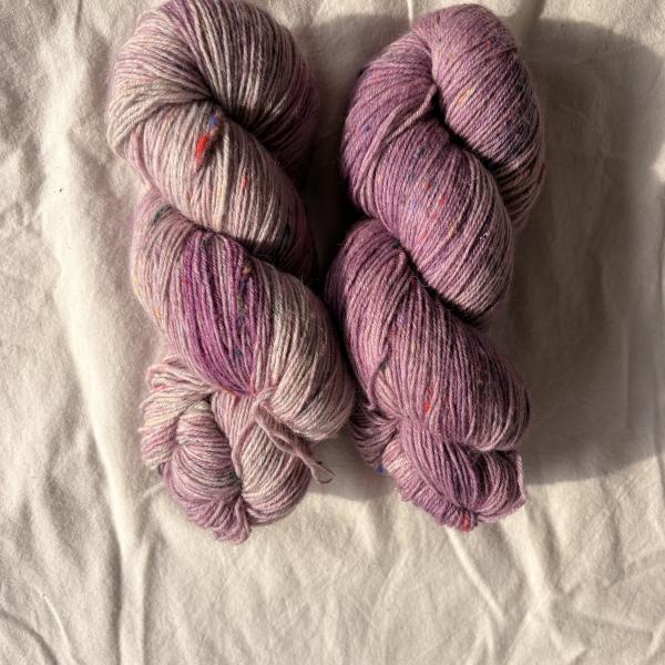 Sockenwolle handgefärbt