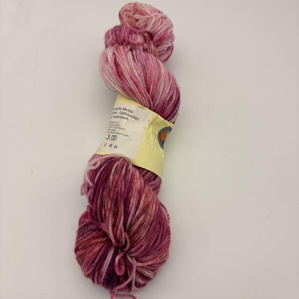 Sockenwolle Merino hightwist handgefärbt