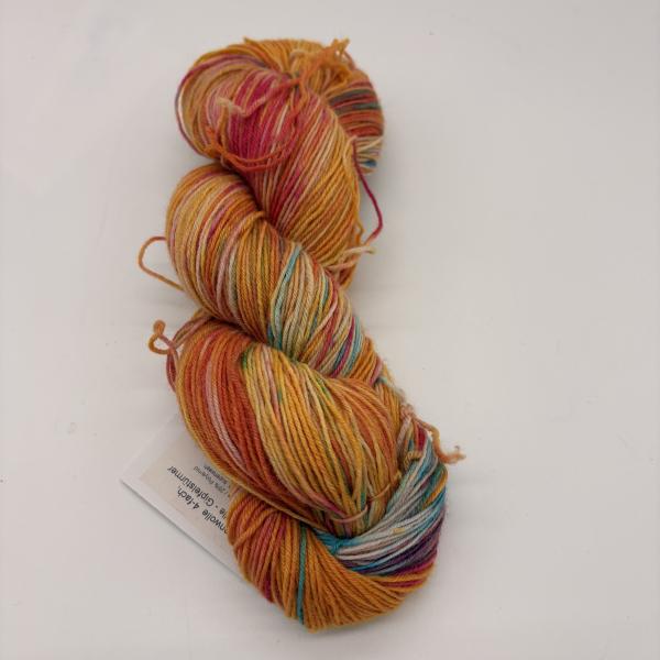 Sockenwolle handgefärbt